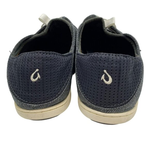 OluKai Nohea Moku Gray/White Mesh Slip-On Shoes Men's Size 9 - Picture 2 of 11